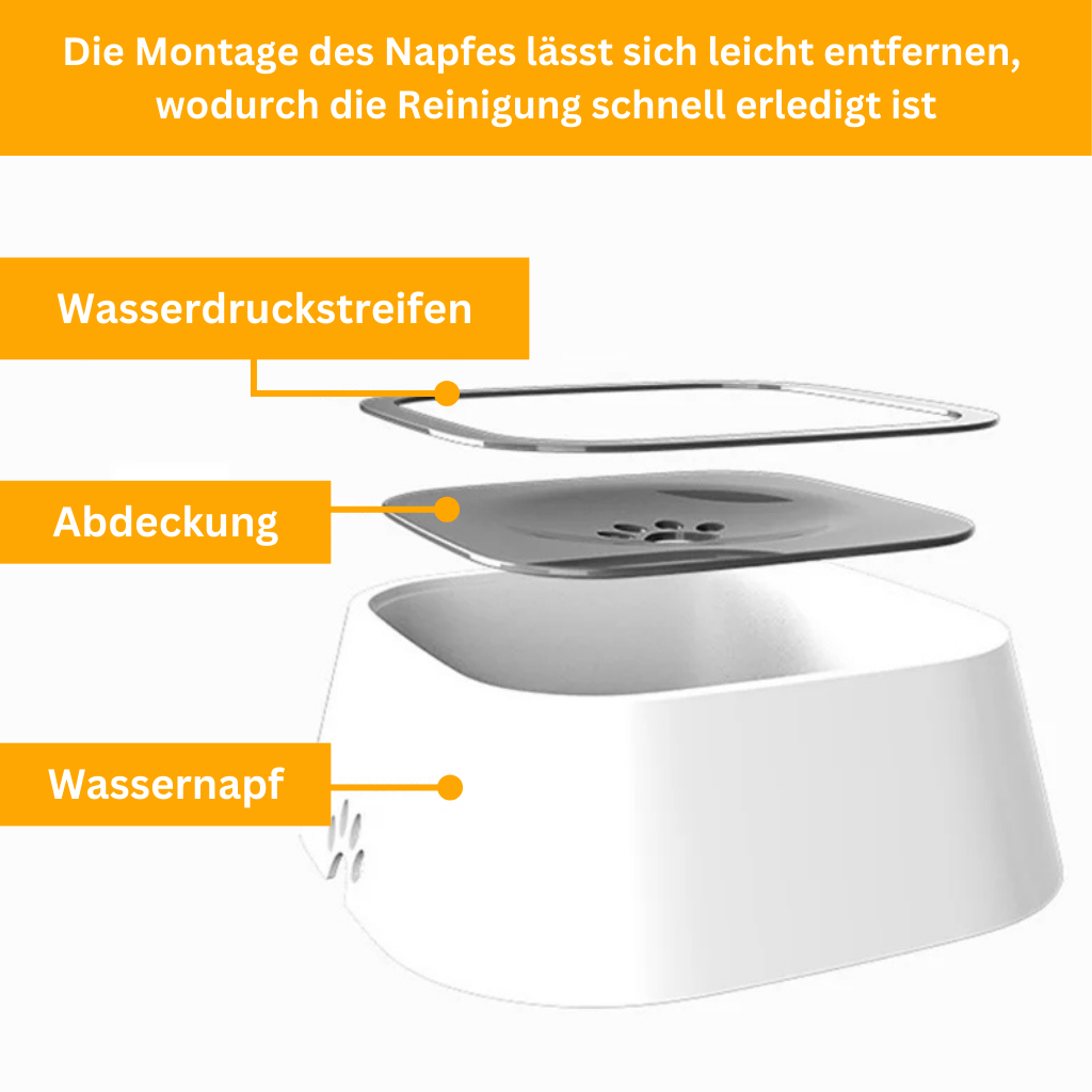 Leak-Proof Pet Water Bowl