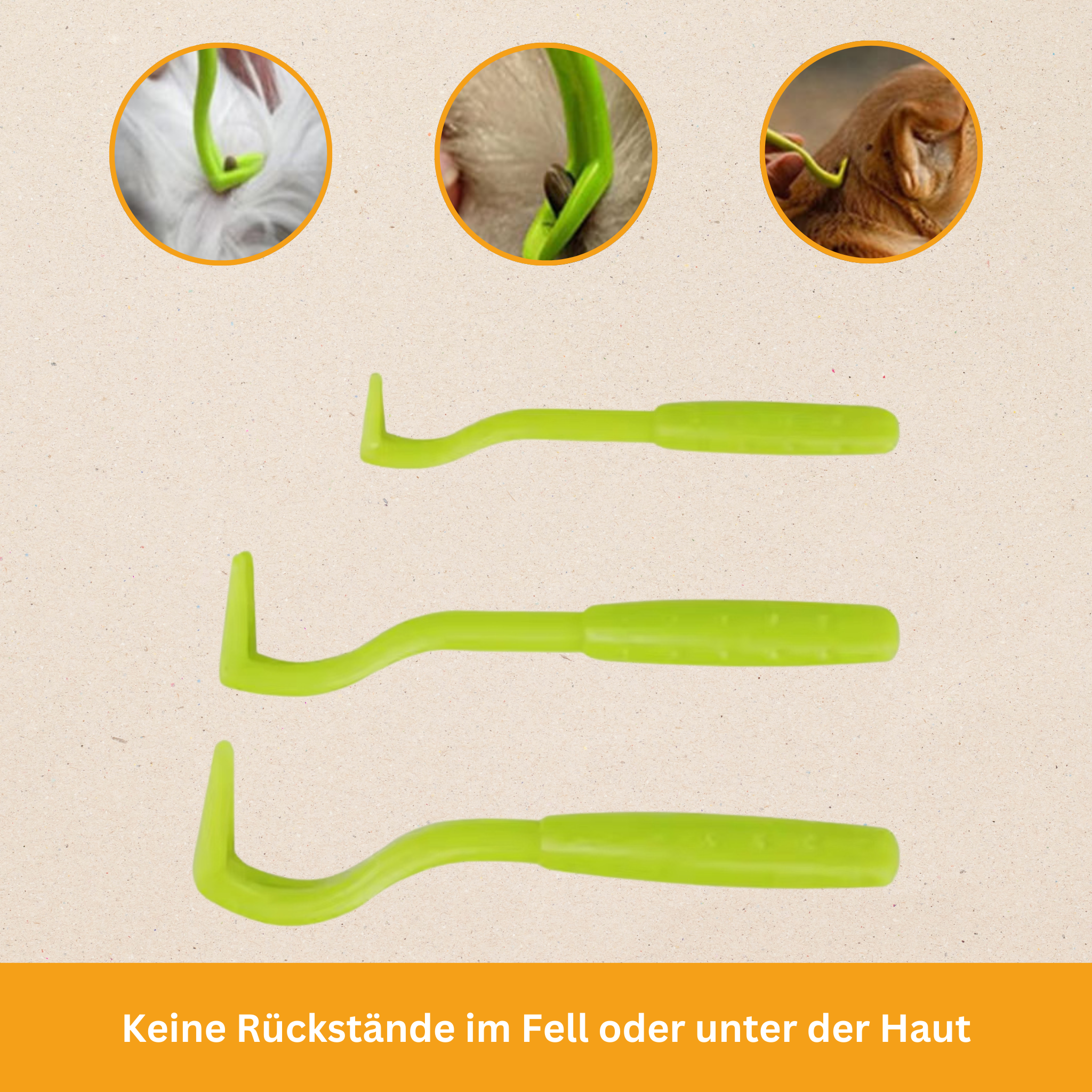 Handy Tick Remover (Set of 3)