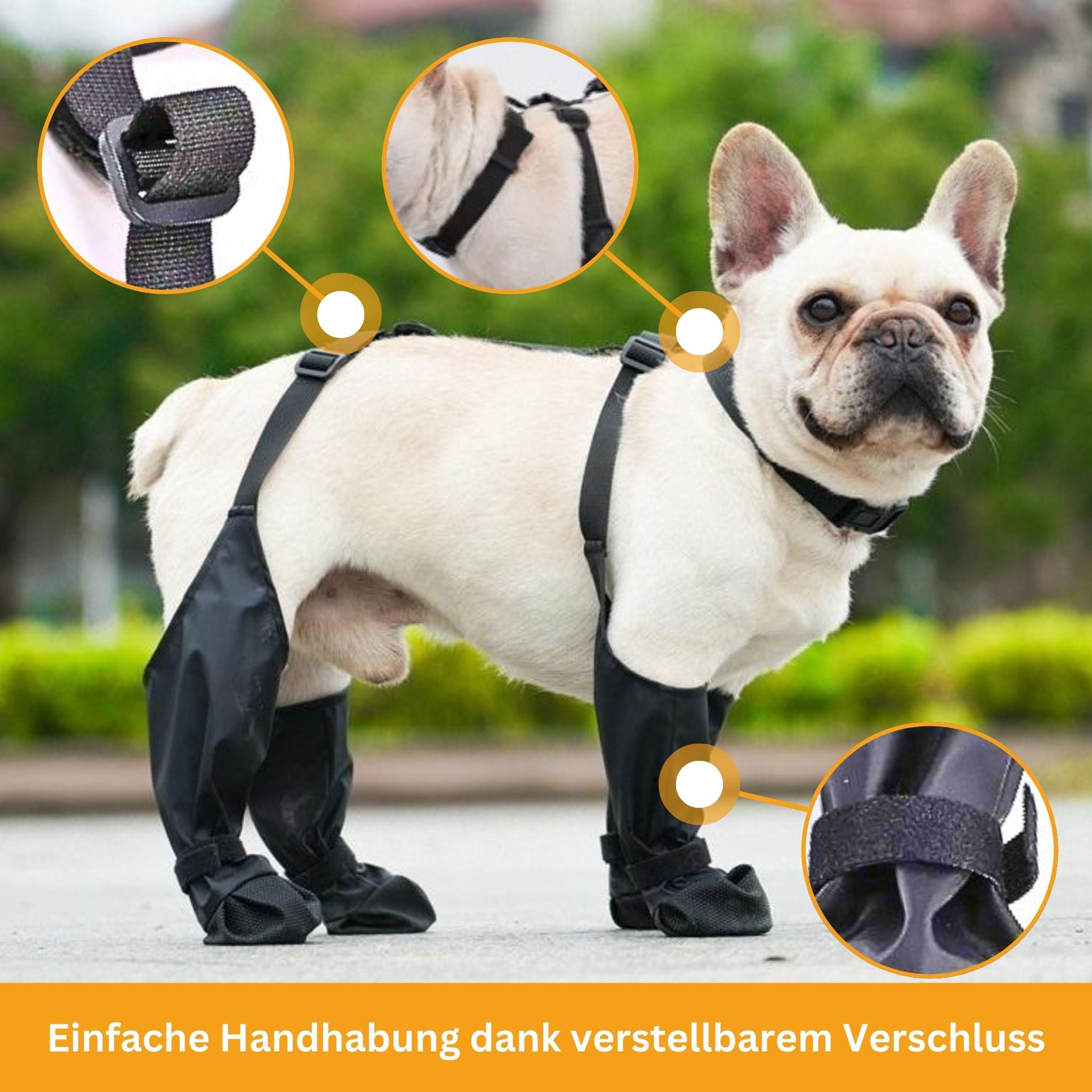 PawGrip - Wasserdichte & Rutschfeste Hundeschuhe