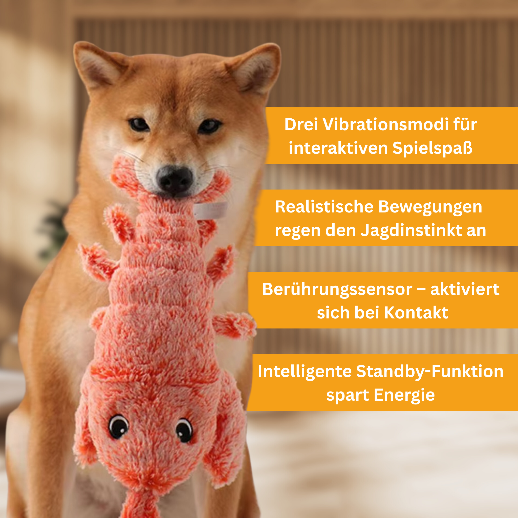 Wackel-Hummer - Interaktives Hundespielzeug
