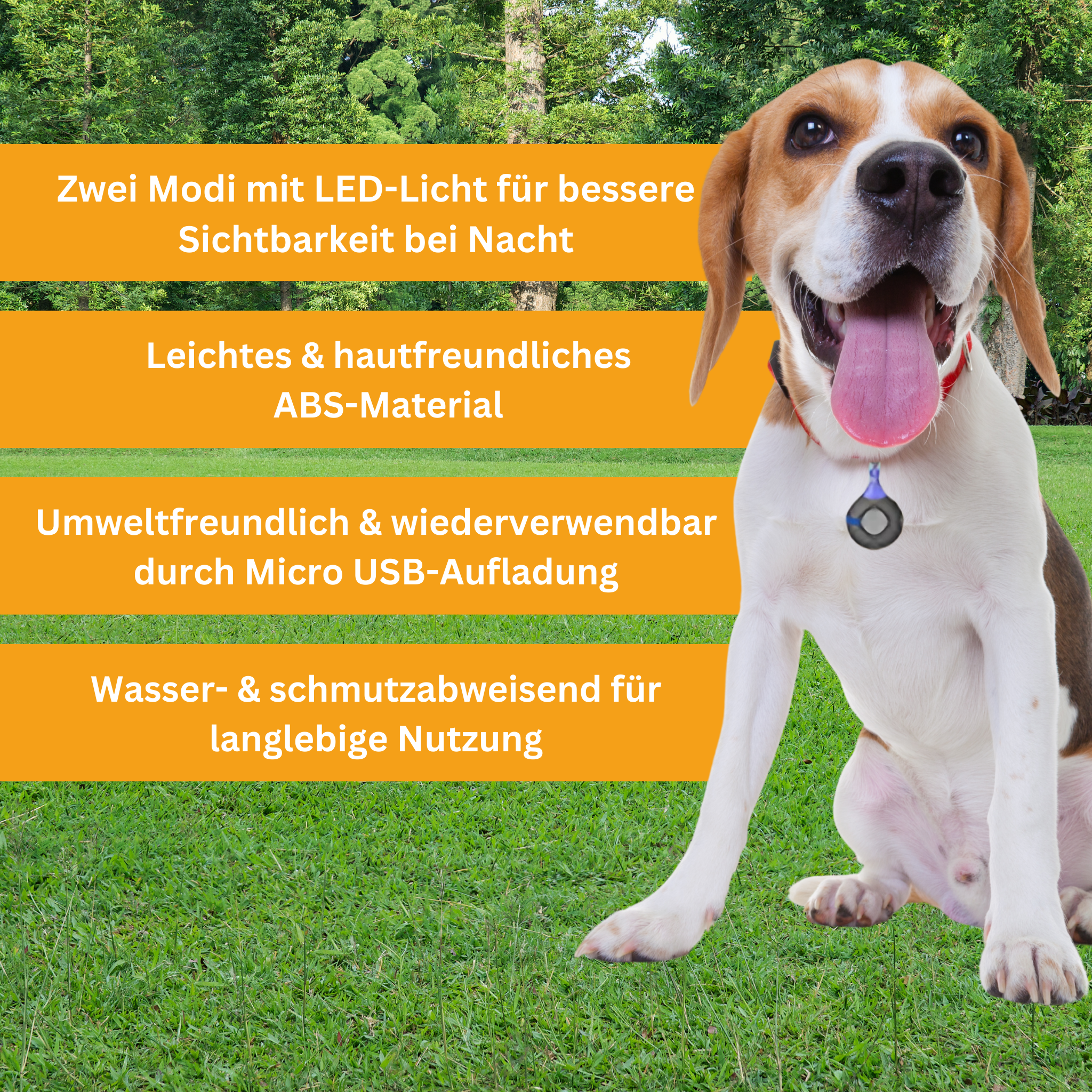 BugBlocker – Ultrasonic Collar Against Ticks & Fleas