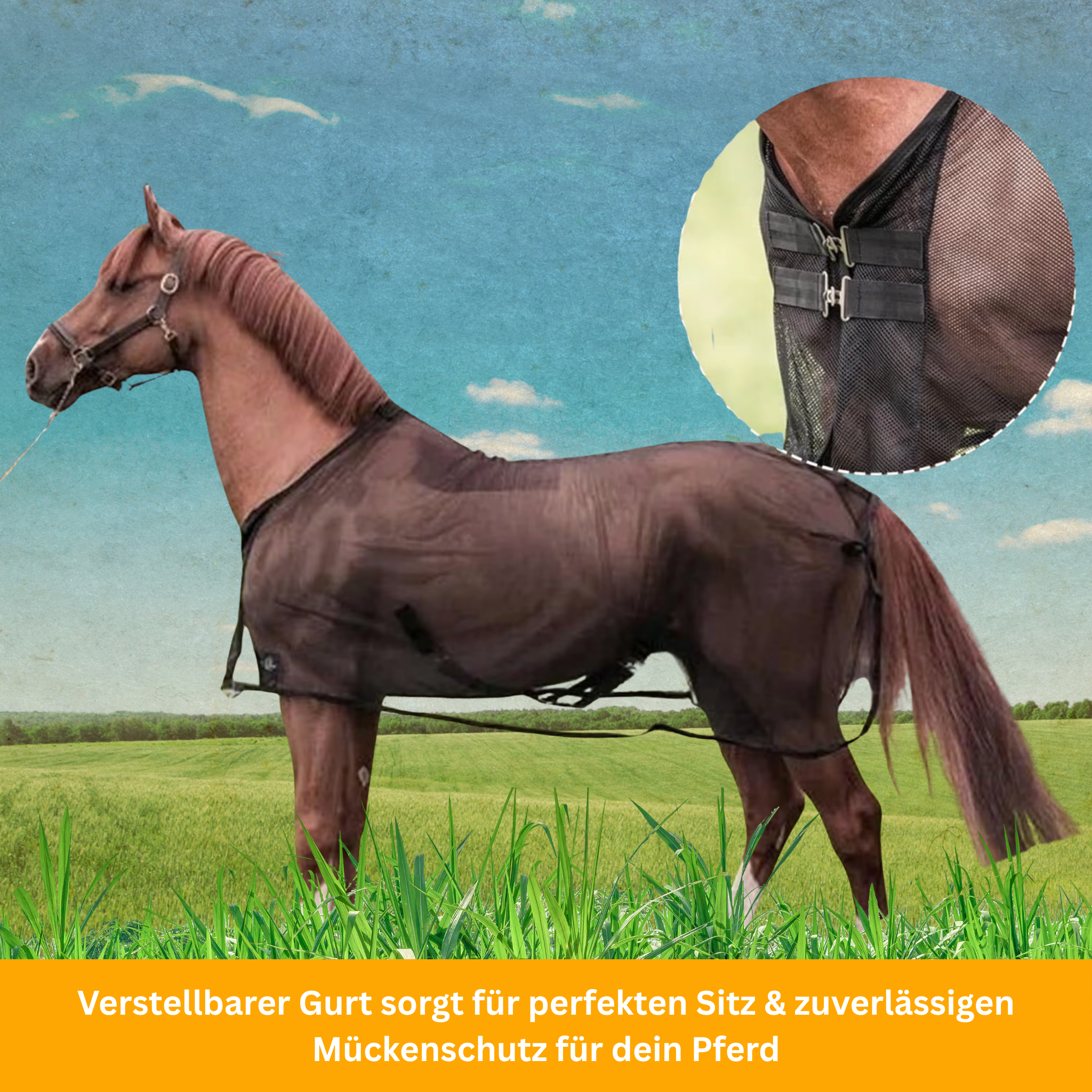 InsectSafe – Verstellbare Schutzweste gegen Mücken & Sonne